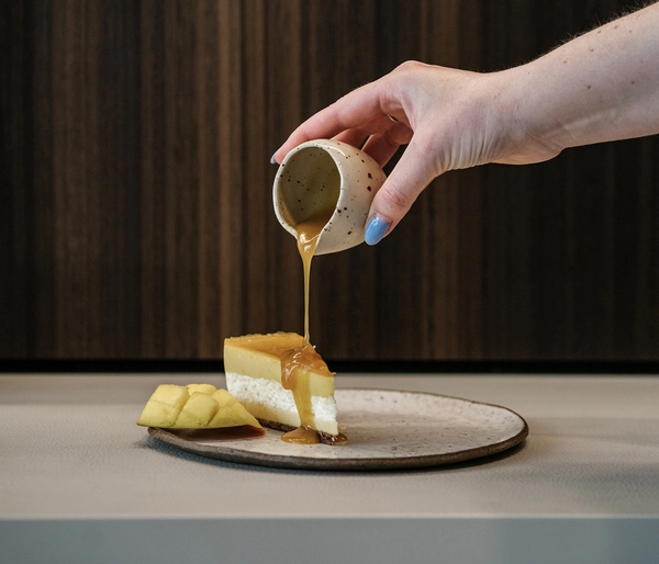 fruits tropicaux et desserts dété