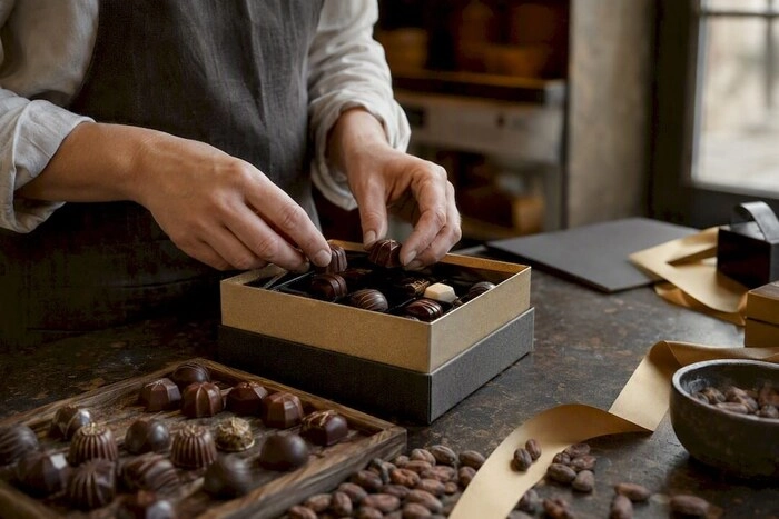 comment composer un assortiment de chocolats équilibré idéal pour offrir en cadeau