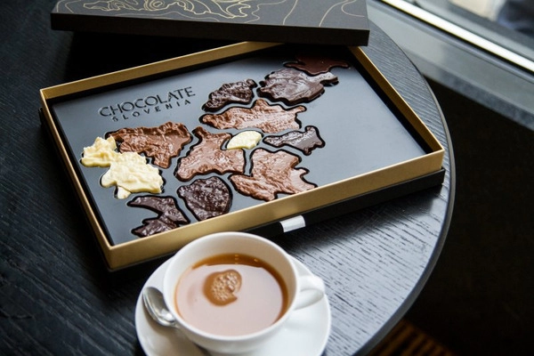 carte du chocolat slovène - carte des chocolateries slovènes