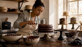 tout savoir sur la superposition de couches de ganache : proportions ustensiles et technique