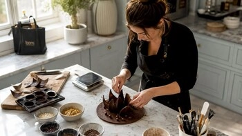guide de création de centres de table au chocolat pour les ptissiers amateurs