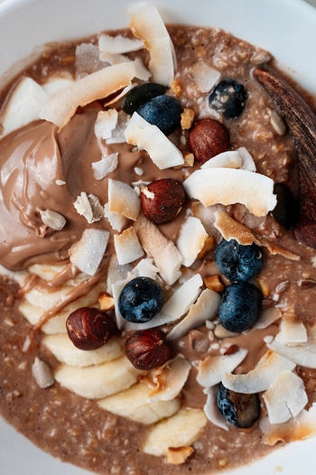 FIT Breakfast, Chocolat et noix de coco, 18 pièces