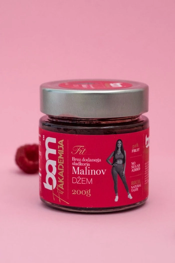 Confiture de framboises, sans sucre ajouté, 200 g