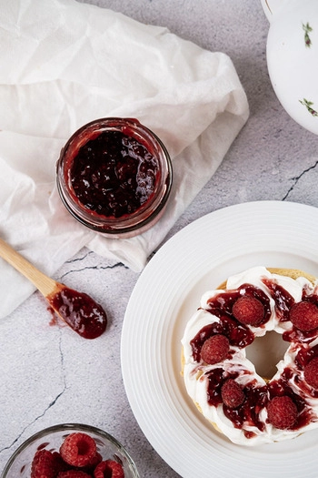 Confiture de framboises, sans sucre ajouté, 200 g