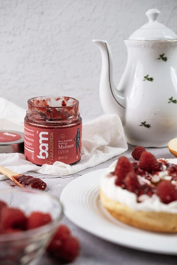 Confiture de framboises, sans sucre ajouté, 200 g