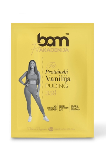 pudding protéiné vanille avec édulcorant 