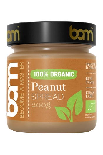 pte à tartiner 100 bio à base de cacahuètes - 200g