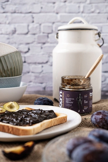 Confiture de prunes 100% fruits, sans sucre ajouté, 200 g