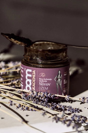 Confiture de prunes 100% fruits, sans sucre ajouté, 200 g