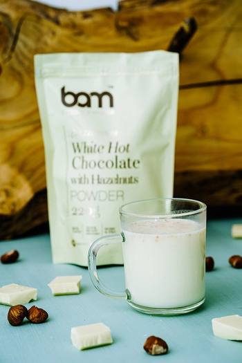 Chocolat chaud blanc aux noisettes, 220 g