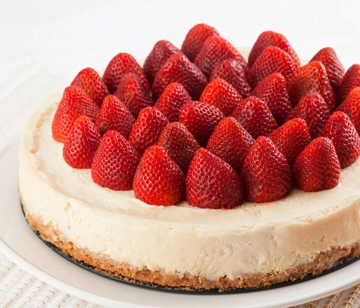 cheesecake aux fraises sans cuisson
