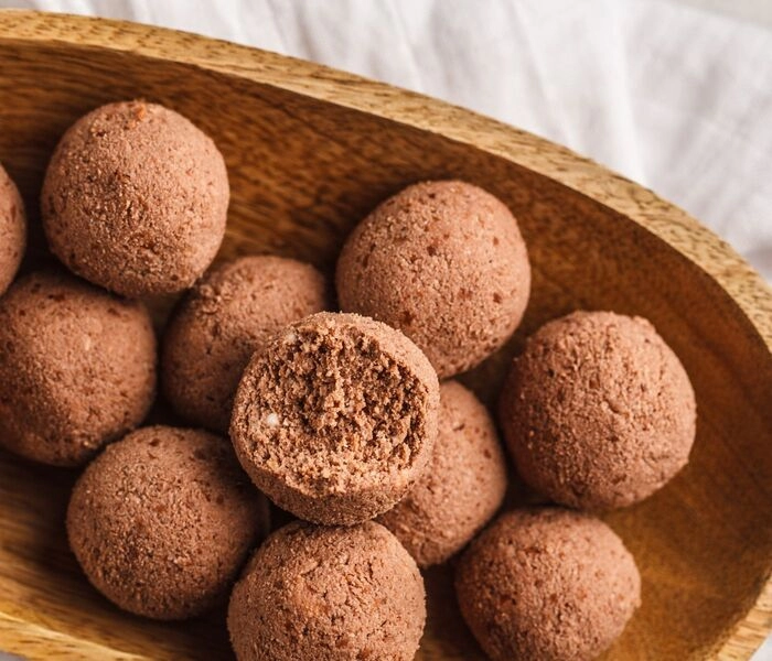 boules protéinées aux noisettes et au cacao