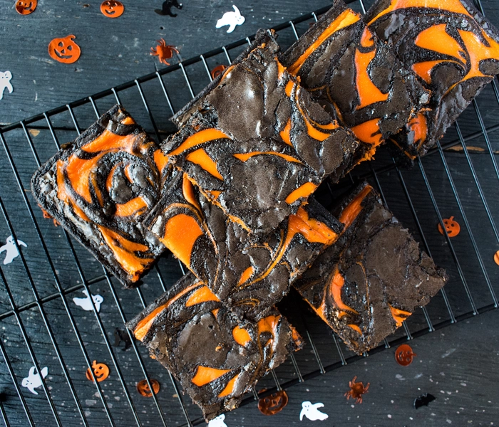 brownies au chocolat à lorange
