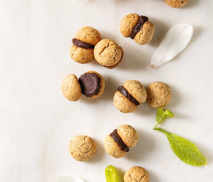 biscuits baci di dama (baisers de dame)