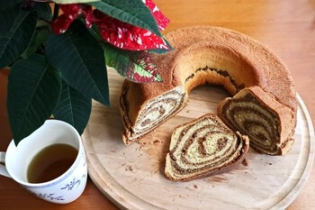 Potica au chocolat et aux noisettes