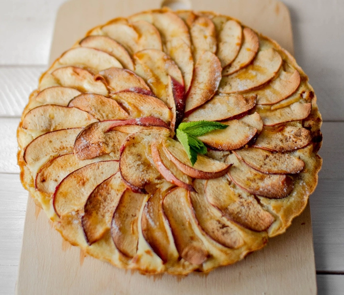 tarte aux pommes sans sucre