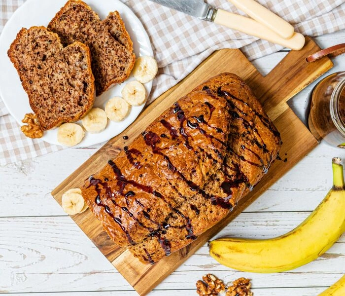 pain de banane au chocolat
