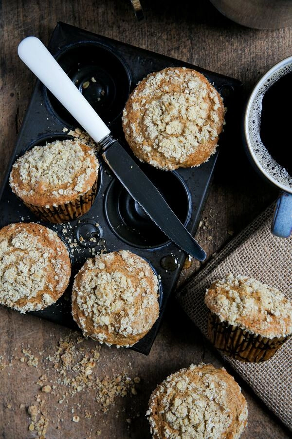 muffins au crumble de pommes