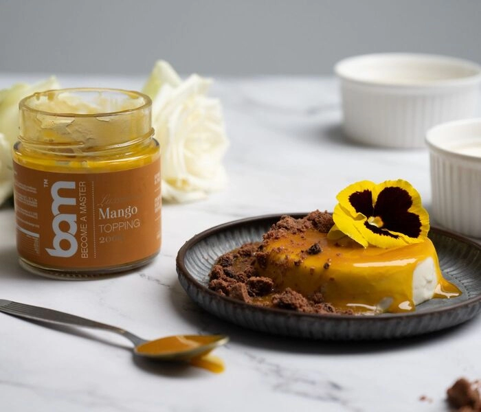 panna cotta à la mangue