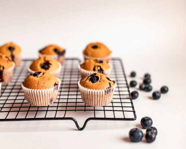 muffins au citron et aux myrtilles