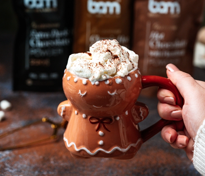 chocolat chaud à la crème