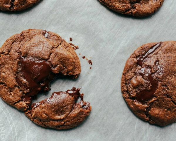 biscuits à lespresso au chocolat et à la vanille