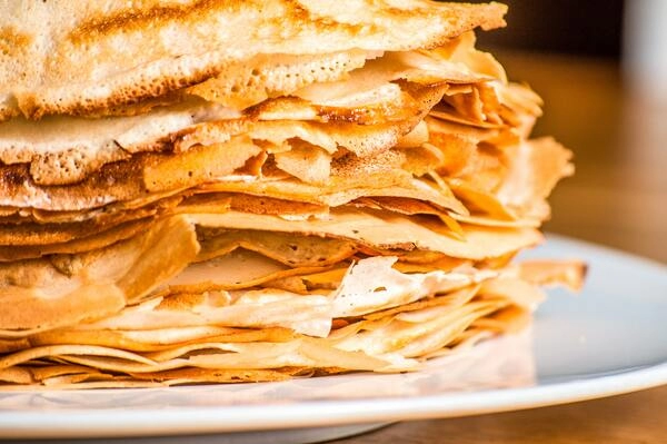 crêpes aux fraises