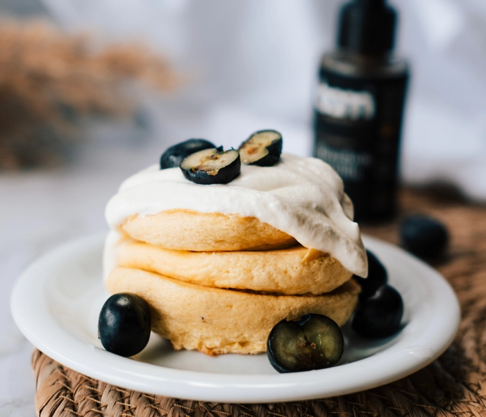 crêpes soufflées japonaises à la pte de vanille bam