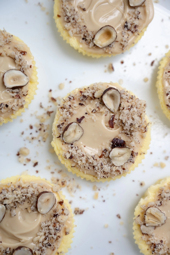 Bouchées au cheesecake